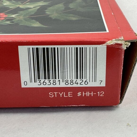 Vintage Two-Tiered Tidbit Set Fine China Holiday Desert Tray Christmas Tree - Picture 12 of 16